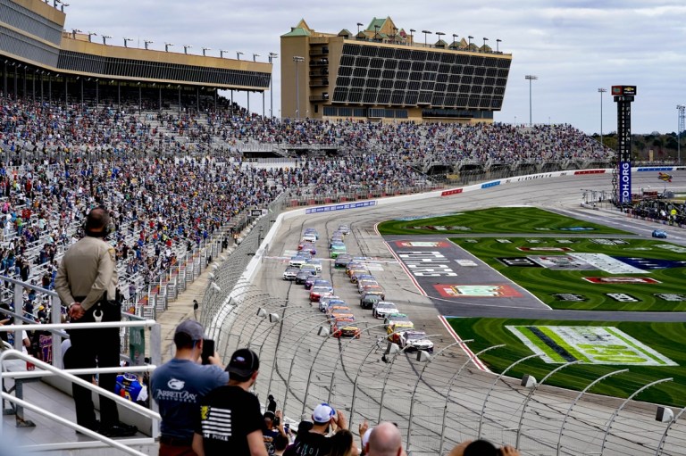 Mar 21, 2021; Hampton, Georgia, USA; A general view at Atlanta Motor Speedway. Mandatory Credit: Marvin Gentry-USA TODAY Sports