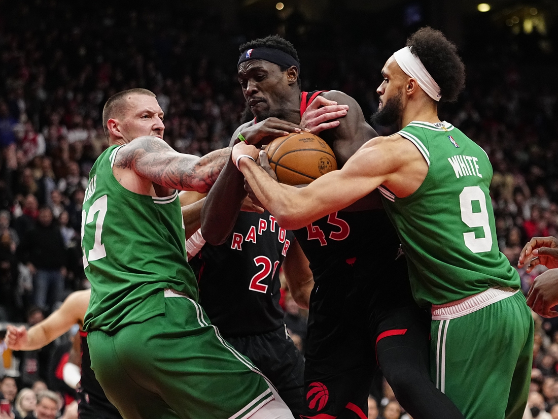 NBA roundup: Pascal Siakam nets 40 in Raptors' OT win over Celtics