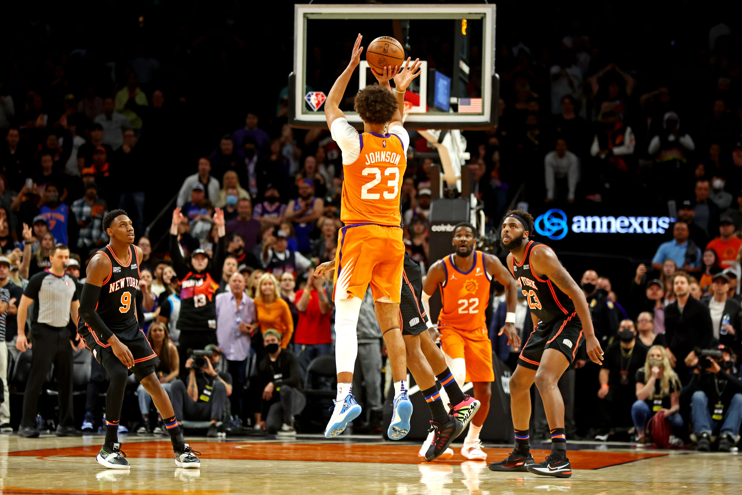 Rapid Recap: Cam Johnson's 38 points, game winning three cap Suns win over  Knicks, 115-114 - Bright Side Of The Sun