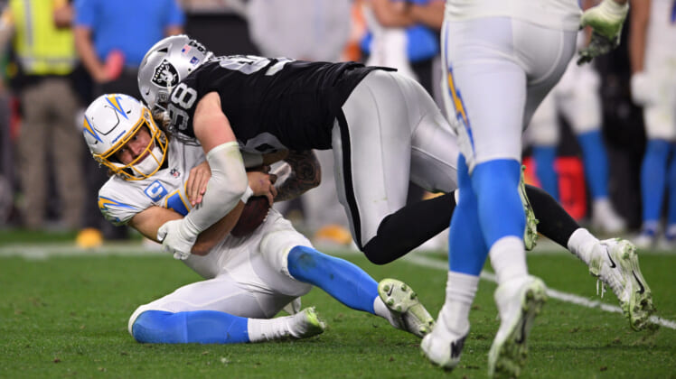 NFL: Los Angeles Chargers at Las Vegas Raiders