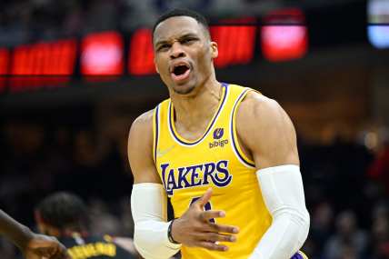 WATCH: Russell Westbrook debates with Lakers beat writer over team’s poor play…again