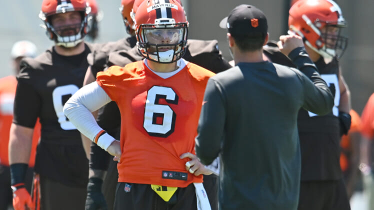 baker mayfield, cleveland browns drama