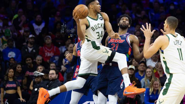 NBA: Milwaukee Bucks at Philadelphia 76ers