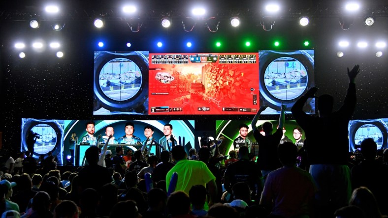 Jul 20, 2019; Miami Beach, FL, USA; A general view during game play between Luminosity and Optic Gaming during the Call of Duty League Finals e-sports event at Miami Beach Convention Center. Mandatory Credit: Jasen Vinlove-USA TODAY Sports