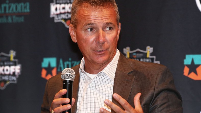 Former Ohio State Buckeyes head coach Urban Meyer is transitioning to the studio as a Fox Sports college football analyst.

Fiesta Bowl Kickoff Luncheon Urban Meyer