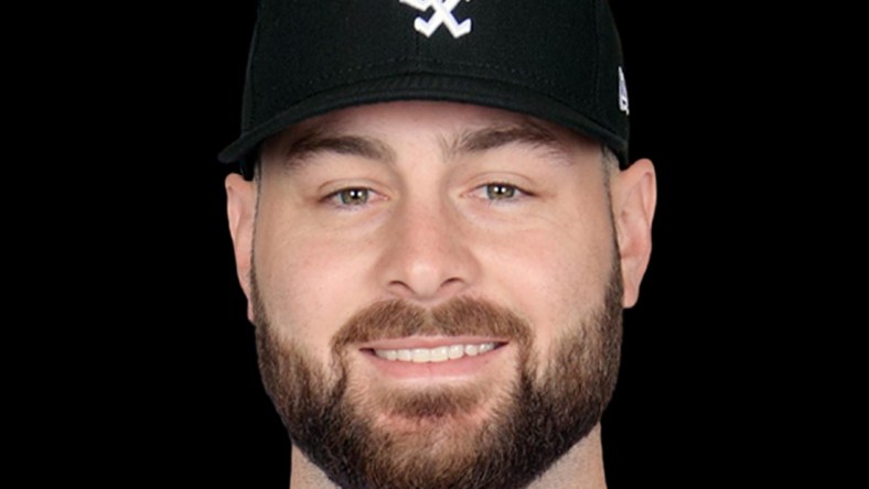 Mar 16, 2022; USA; Chicago White Sox Lucas Giolito poses for a 2022 MLB portrait. Mandatory Credit: MLB photos via USA TODAY Sports