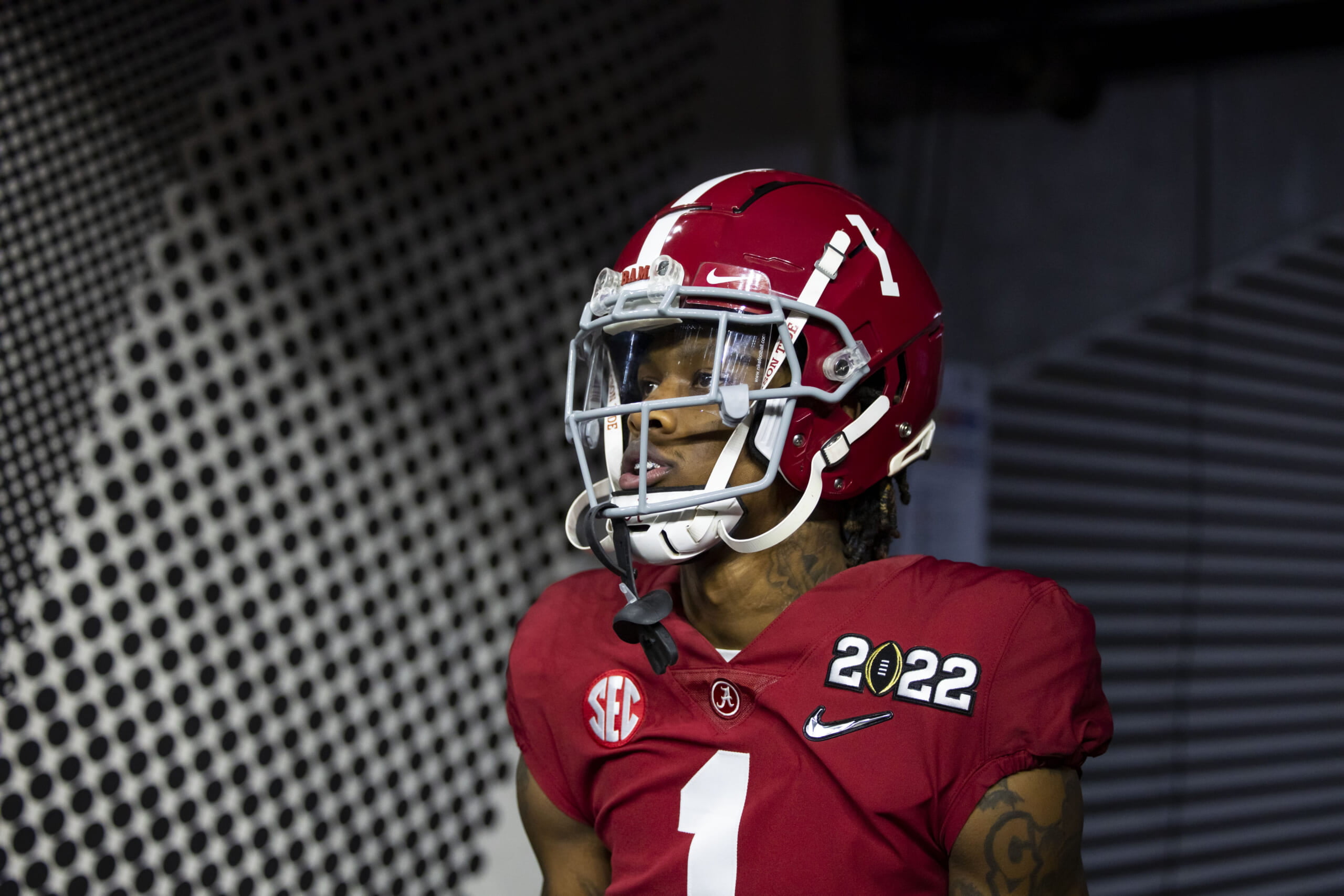 Jameson Williams (knee), Alabama WR, out of national championship game