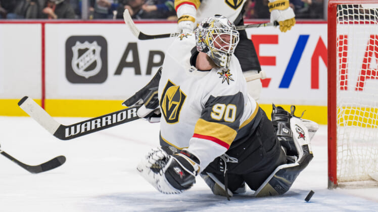 NHL: Vegas Golden Knights at Vancouver Canucks
