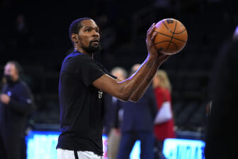Kevin Durant doesn’t care for teammate’s comments on Boston Celtics series: ‘We don’t need to say s**t’