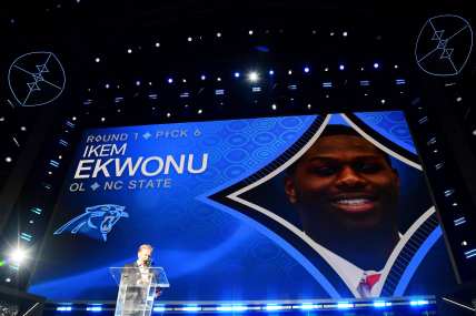 Carolina Panthers draft Ikem Ekwonu, leaving open possibility of QB trade