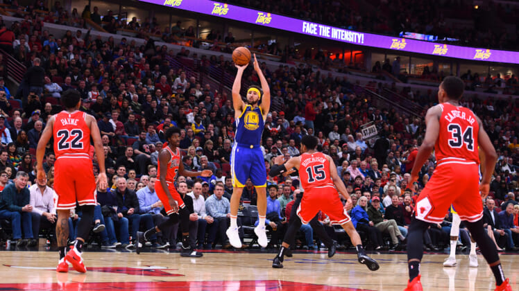 most 3-pointers in a game: klay thompson