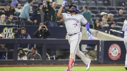 WATCH: Vladimir Guerrero Jr. posts second career three-HR game