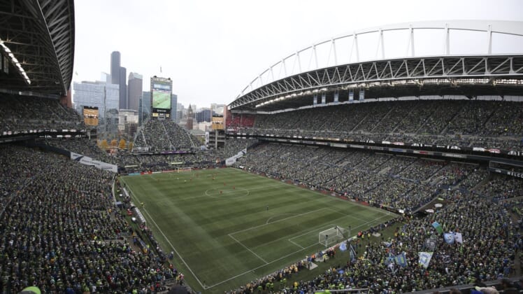 November 10, 2019; Seattle, WA, USA; General view of CenturyLink Field in the second half during the MLS Cup between the Seattle Sounders and the Toronto FC. Mandatory Credit: Soobum Im-USA TODAY Sports