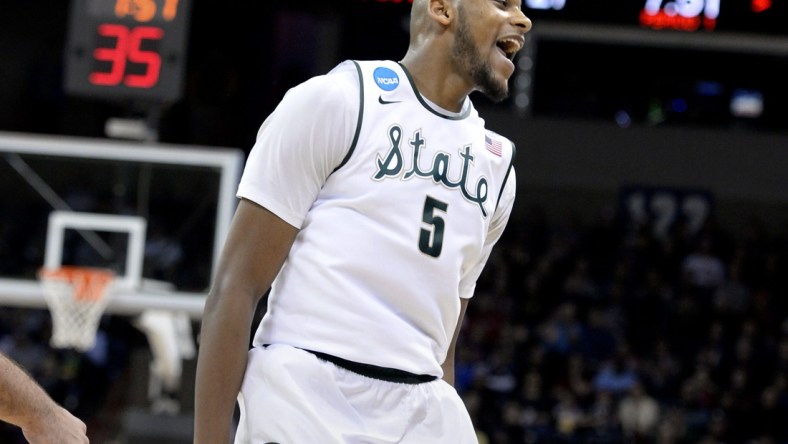 MSU's Adreian Payne dropped 41 points against Delaware in the first round of the 2014 NCAA tournament.

Msu Delaware Ncaa 19