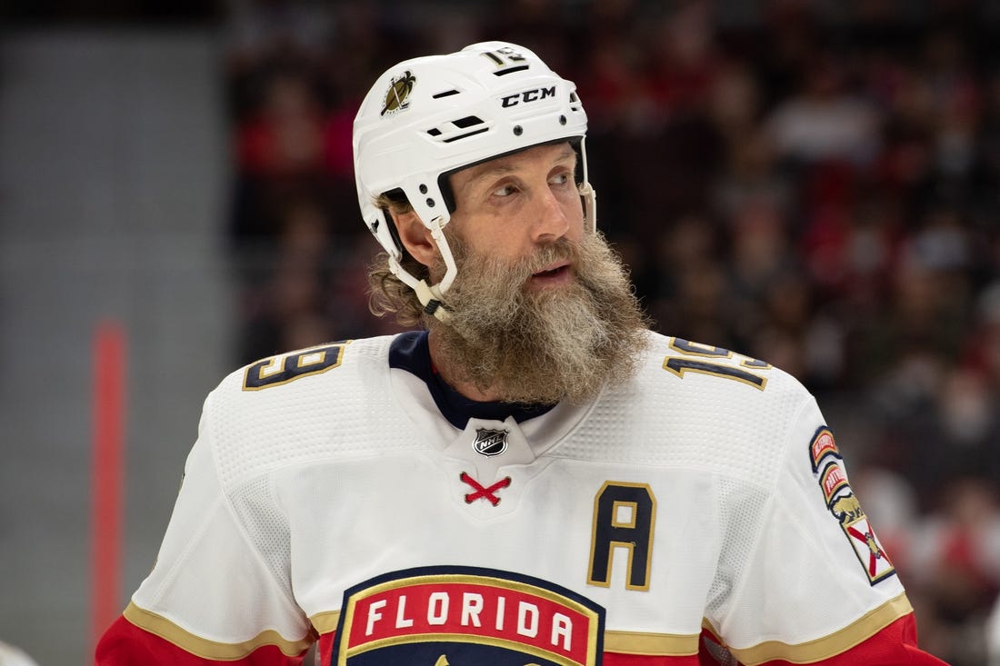 Panthers' Joe Thornton says he's undecided on playing future