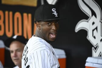May 24, 2022; Chicago, Illinois, USA; Chicago White Sox shortstop Tim Anderson (7) in the dugout before the game against the Boston Red Sox at Guaranteed Rate Field. Mandatory Credit: Matt Marton-USA TODAY Sports