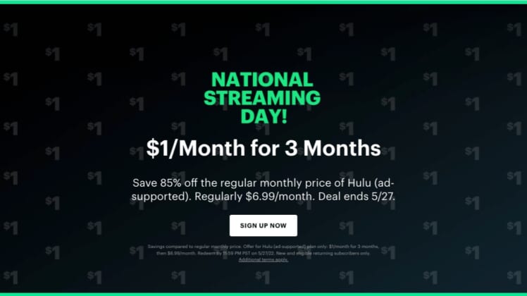 Hulu national streaming day