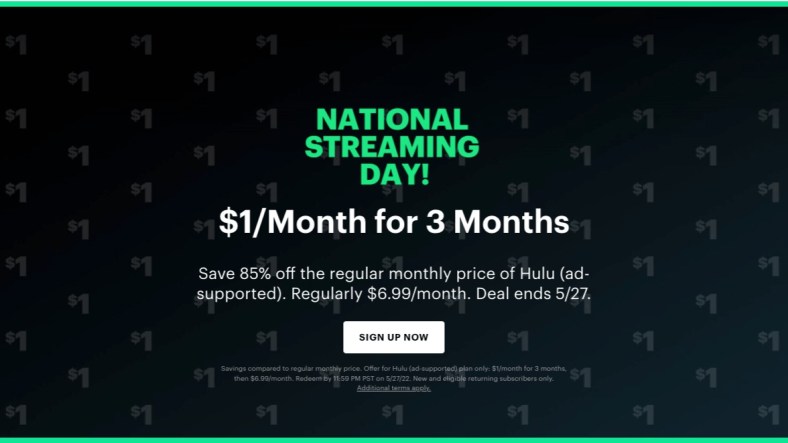Hulu national streaming day logo