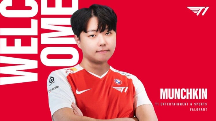 T1 signs Byeon "Munchkin" Sang-beom to Valorant roster.
