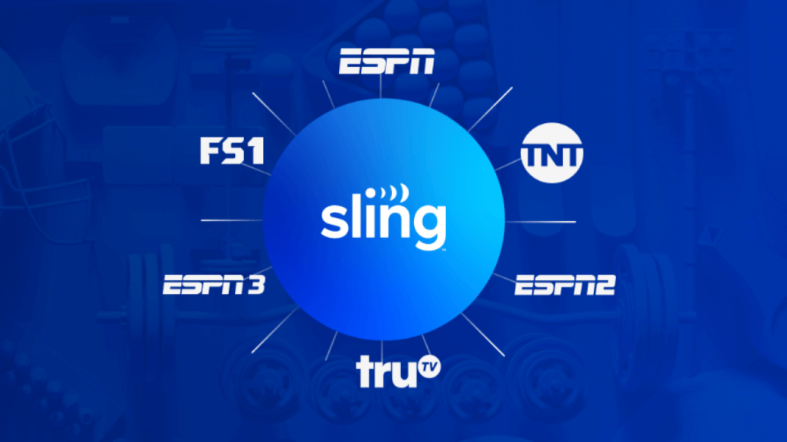 sport networks shown around sling logo