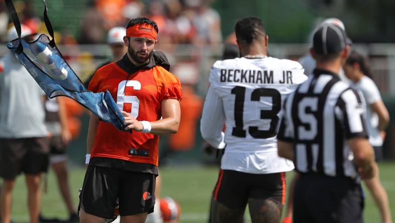 baker mayfield, odell beckham