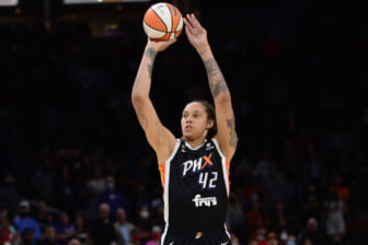 WNBA will honor Brittney Griner with court decal as State Department moves to negotiate her release from Russian custody
