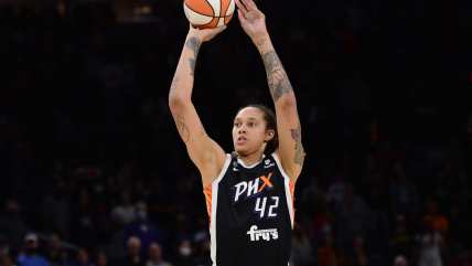 WNBA will honor Brittney Griner with court decal as State Department moves to negotiate her release from Russian custody