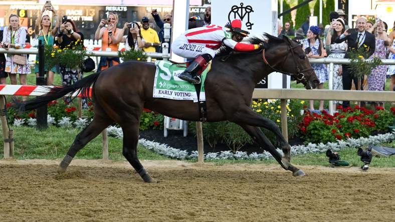 preakness stakes, early voting