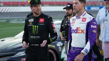 WATCH: Huge crash involving Kurt Busch, Denny Hamlin and Ryan Blaney, among others