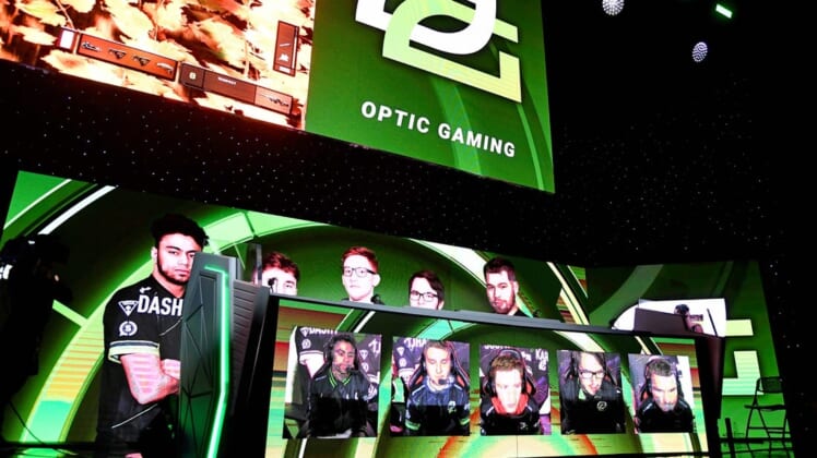 Jul 20, 2019; Miami Beach, FL, USA; Optic Gaming takes on Luminosity during the Call of Duty League Finals e-sports event at Miami Beach Convention Center. Mandatory Credit: Jasen Vinlove-USA TODAY Sports