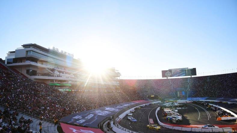 Feb 6, 2022; Los Angeles, California, USA; General view during the Busch Light Clash at The Coliseum at Los Angeles Memorial Coliseum. Mandatory Credit: Gary A. Vasquez-USA TODAY Sports