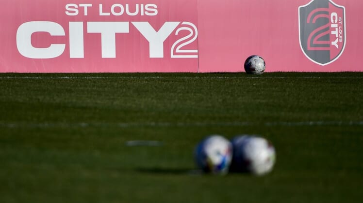 Mar 25, 2022; St.Louis, MO, USA;  A general view before the inaugural MLS NEXT Pro match between the St. Louis City 2 and the RNY FC at Hermann Stadium. Mandatory Credit: Jeff Curry-USA TODAY Sports