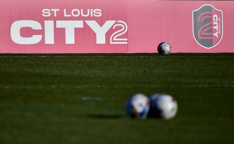 Mar 25, 2022; St.Louis, MO, USA;  A general view before the inaugural MLS NEXT Pro match between the St. Louis City 2 and the RNY FC at Hermann Stadium. Mandatory Credit: Jeff Curry-USA TODAY Sports