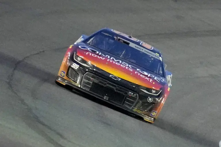 May 29, 2022; Concord, North Carolina, USA; NASCAR Cup Series driver Daniel Suarez (99) during the Coca-Cola 600 at Charlotte Motor Speedway. Mandatory Credit: Jim Dedmon-USA TODAY Sports