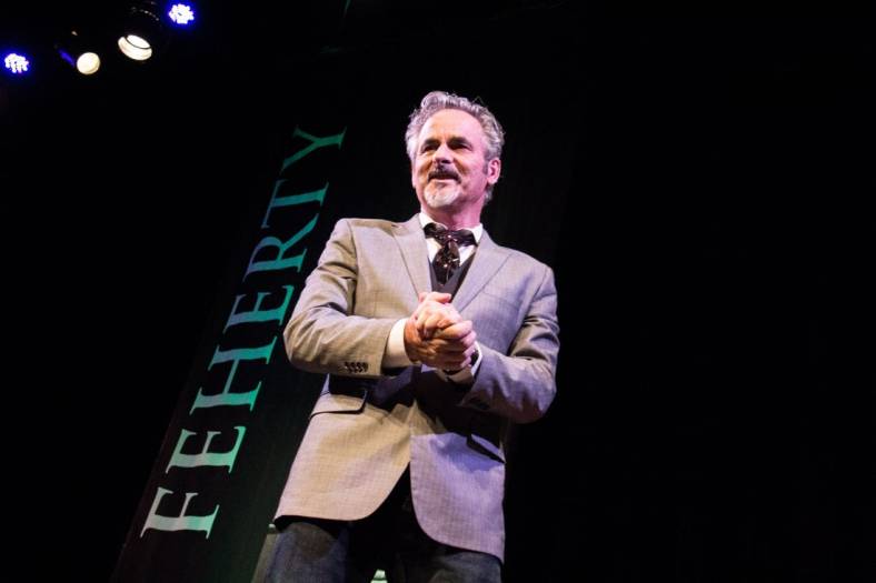 David Feherty performs his comedy routine at the Bijou Theatre in Knoxville on Nov. 16, 2018.

NovemberEntertainment
