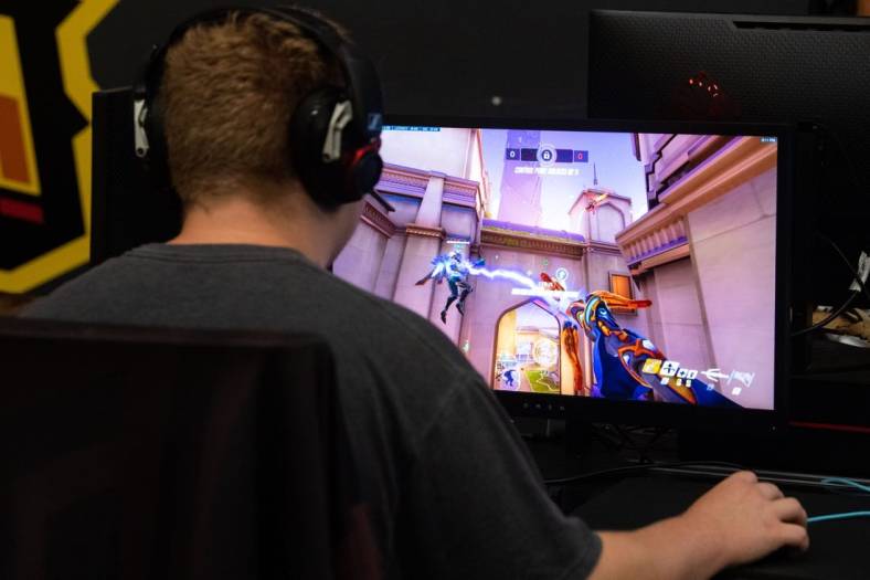 Harrisburg University's Overwatch team is notoriously tough to face in a tournament, August 23, 2019.

Ydr Cc 10 2 19 Esports
