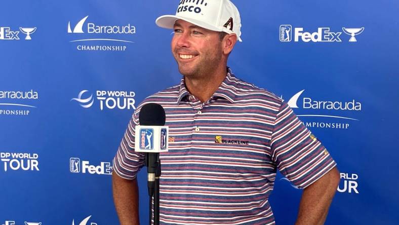 Chez Reavie grabbed the lead early Friday with plus-28 points after two rounds of the PGA Barracuda Championship.

Chez Reavie Friday Cuda