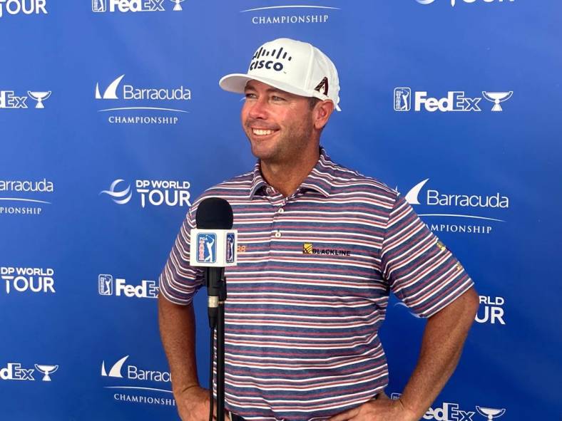 Chez Reavie grabbed the lead early Friday with plus-28 points after two rounds of the PGA Barracuda Championship.

Chez Reavie Friday Cuda