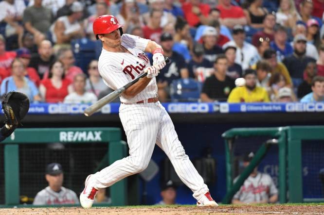 Stott's go-ahead three-run homer, 07/25/2022