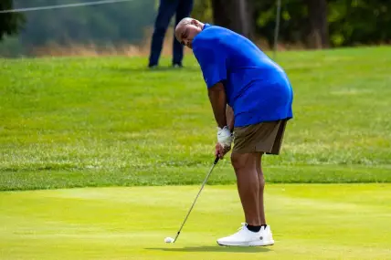 Jul 28, 2022; Bedminster, NJ, USA; Former NBA player Charles Barkley during the LIV Invitational Pro-Am at Trump National Golf Club Bedminster. Mandatory Credit: John Jones-USA TODAY Sports