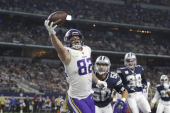 Kyle Rudolph would be a fine Rob Gronkowski replacement for Tom Brady, Tampa Bay Buccaneers