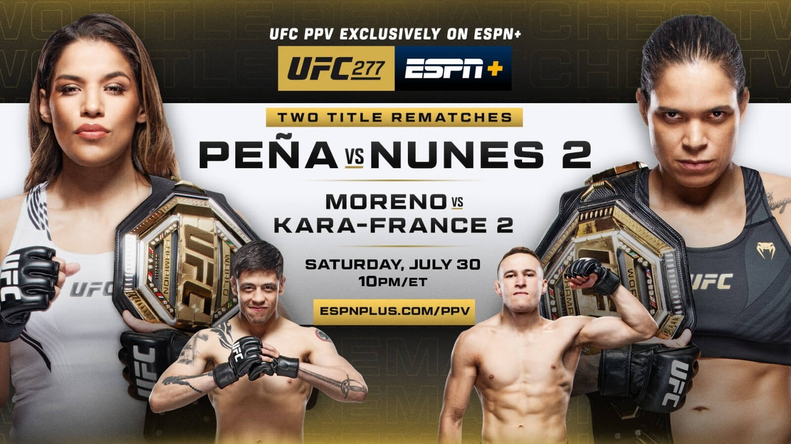 How To Watch UFC 277 Live Without Cable Peña vs