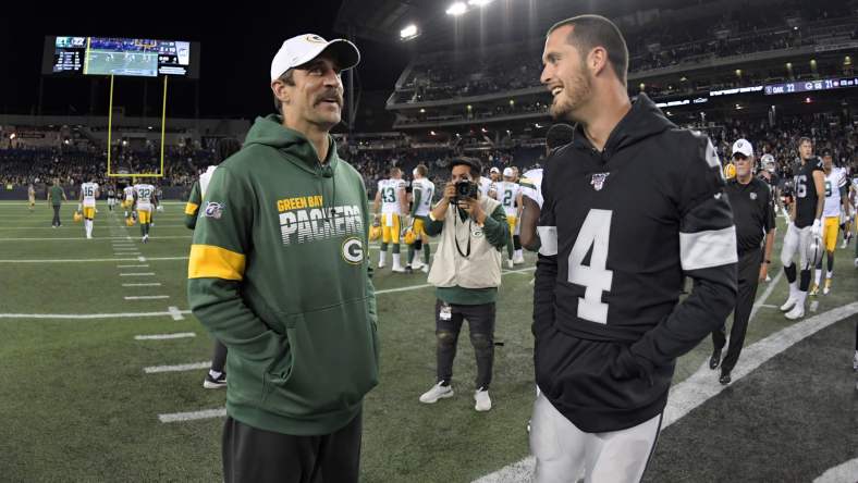 aaron rodgers, derek carr