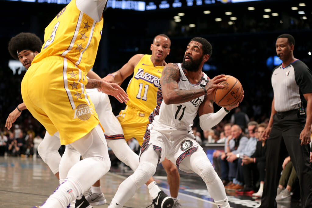 los angeles lakers, kyrie irving
