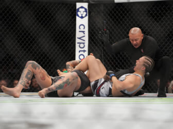 WATCH: UFC 276 kicks off with Jessica-Rose Clark’s elbow being badly dislocated