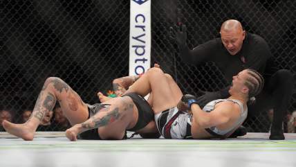 WATCH: UFC 276 kicks off with Jessica-Rose Clark’s elbow being badly dislocated