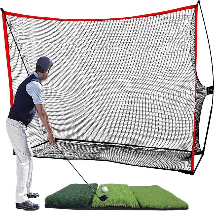 white croc golf net