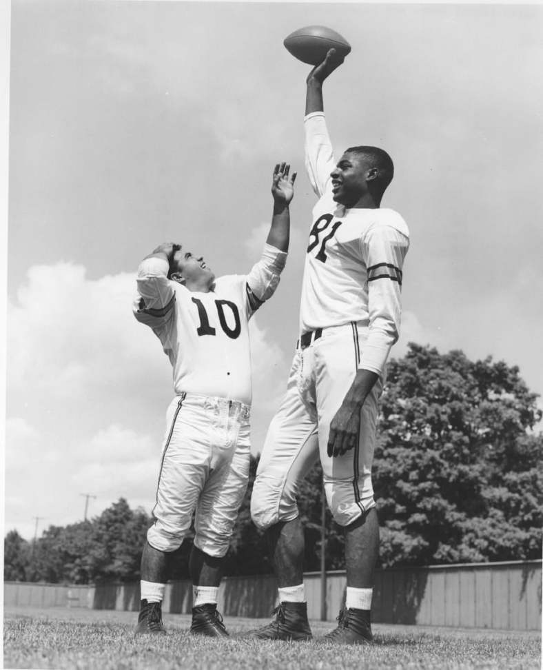 -

-LUNDY

At 6-foot-7, Lamar Lundy was a big target for Purdue quarterback Len Dawson from 1954-56.

Lamar Lundy