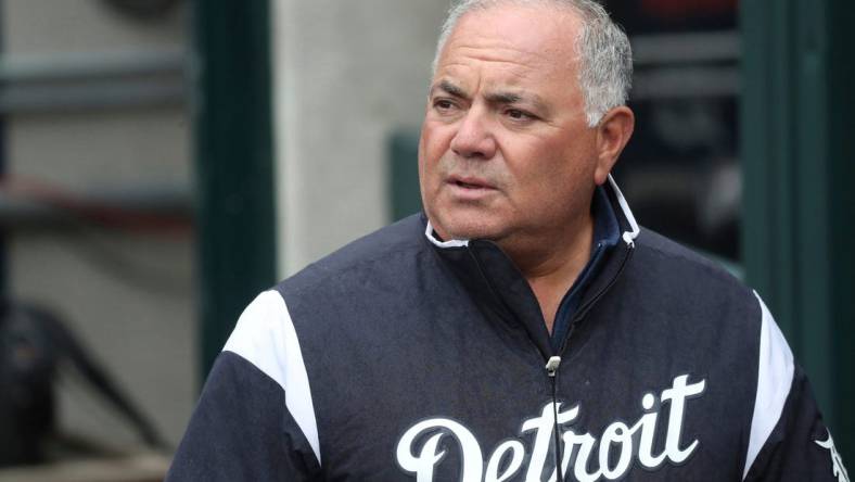 The Tigers practiced April 7, 2022, at Comerica Park, a day before the season opener against the Chicago White Sox. General manager Al Avila was nearby to watch the players work.

Tigers