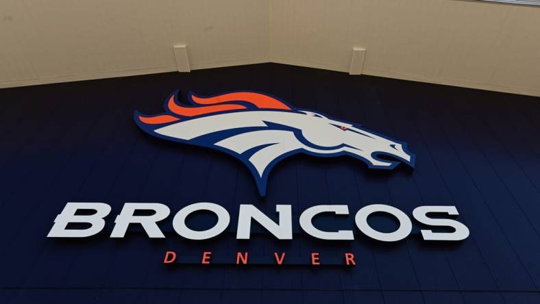 Apr 25, 2022; Englewood, CO, USA; General view outside of the UCHealth Training Center before a Mini Camp drill for the Denver Broncos. Mandatory Credit: Ron Chenoy-USA TODAY Sports